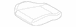 Seat Cover Cushion - Left, Front (Convertible, Coupe)
