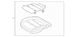 Seat Cushion Foam Pad - Front